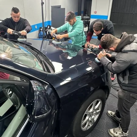 Corrigiendo pintura como paso previo a aplicación de System X